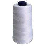 Bobbin Fill Embroidery Thread White Black 1 X 1500M