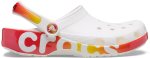 Classic Reflector Clog Toddler Age 1-5 - White multi C10