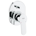 Grohe Bau Edge – Concealed Bath shower Diverter Mixer + Trim-set