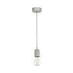 Concrete Silvares Pendant Light Grey