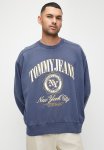 Tommy Hilfiger Tjm Boxy Luxe Varsity Crew - Twilight Navy