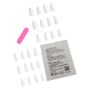 24 Piece - Coffin-shaped Artificial Nails - Hot Pink