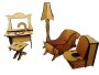 Barbratzbie Doll Furniture Puzzle - Sleigh Bathroom Set