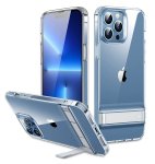 Apple Iphone 13 Premium Slim Metal Kickstand Case Clear