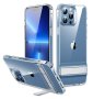 Apple Iphone 13 Premium Slim Metal Kickstand Case Clear