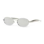 Silver Metal Sunglasses