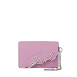 K signature Cardholder -cyclamen