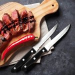 6 PC Serrated Steak Knife Set