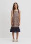 Organically Grown Cotton Spliced Midi Dress