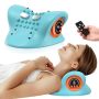Smedz Neck Massager 2025 New Upgrade 3 In 1 Portable Massager With Heat &comfortable Stretchingadjustable Intensity For Neck & Shoulder Relaxation