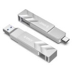 Orico 1TB Portable Solid State Drive 1050MB S Dual-port Rotating Metal External SSD With 90 Click-stop Reliable Storage For Ipho