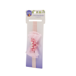 Crown Jewel Bow Headband Pink
