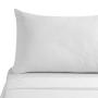 200 Thread Count Cotton Rich Percale Pillowcase White Standard Pair 45X70CM
