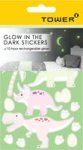 Glow In The Dark Stickers - Dinosaur - 18 Stickers
