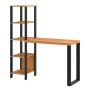 122 5CMX44CM Office Bookcase - Freijo/black