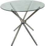 80CM Round Glass Table Hot Beverage Glass