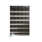 Smte Mordern Readymade Zebra Roller Blind ? Textured Black & Iywa Tieback 120.0 L X 100.0 W Cm With Keychain