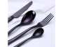 Nicolson Russell Buddha Black Cutlery Set 16-PIECE 16 Piece