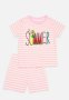 PoP Candy Striped Pj Set - Pink & White
