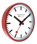 Mondaine - Wall Clock - Red