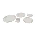 47 Piece Silver Flower Pattern Dinner Set SGN1423