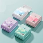 1PC Double-layer Boxed 52PCS Mint Double-line Dental Floss Sticks Disposable Layered Storage Portable Dental Floss Box