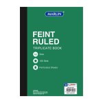 Marlin Triplicate A5 Books Feint Pack Of 3