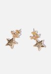 Small Charm Earring - Up Gold Bow Stars