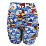 High Waist - Spca El Surfer Dogs - Ladies M - 34