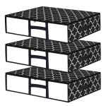 Set Of 3 Underbed Premium Storage Bags - Closet Organisers