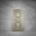 Laser Cut Screen - Design 110 - 1040 X 535 X 20 Matt Gold Outdoor