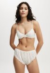 Cotton On Broderie Underwire Bra - French Vanilla
