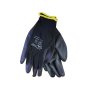 Glove - Nylon - Pu - Coated - Black - 8 Pack