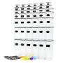 42 Piece Airtight Food Storage Containers 7 Sizes With Lids Labels Spoons