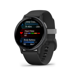 Garmin Vivoactive 5 - Slate Aluminium Bezel With Black Case And Band