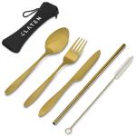 Golden Cutlery Set