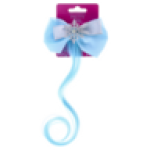 Ice Princess Bow Clip With Hair