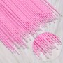 Hypoallergenic 100pcs Micro Applicator Brushes For Eyelash Extensions & Makeup - Precision Mascara Application Tools