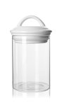 SK-7031W STORAGE Jar 950ML Cl White Lid