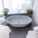 Calypso Bespoke Grey Concrete Basin 56 X 29.5 X 15CM