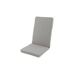 Patio Cushion Chair High Back Reseat 100% Recycled 120X49X5CM Beige