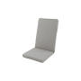 Patio Cushion Chair High Back Reseat 100% Recycled 120X49X5CM Beige