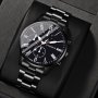 Business Style Men's Quartz Watch With Round Analog-digital Display Zinc Alloy Case & Band Electronic Drive - Classic Roman Numeral Dial