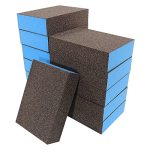 Lifcratms 12PCS Coarse Sanding Sponge 80 Grit Wet Dry Sanding Block Sanding Sponge Metal Sandpaper Blocks For Drywall Wood Plast