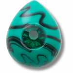 Simulated Emerald Jibbitz - Multi Osfa