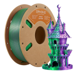 Eryone Dual Color Purple & Green Silk Pla Filament For 3D Printers 1KG Spool 1.75MM Diameter