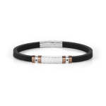 Rubber City Bracelet With Cubic Zirconia