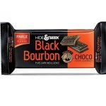 Hide & Seek Black Bourbon Creme Sandwich Choco 100G - Crunchy Dark Cocoa Cookies With Double Chocolate Cream Center Ultimate Bis