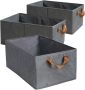 System Sturdy Foldable Storage Boxes Pack Of 3