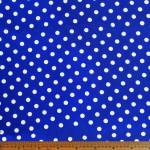 Printed MINI Matt Polka Dot Royal Blue